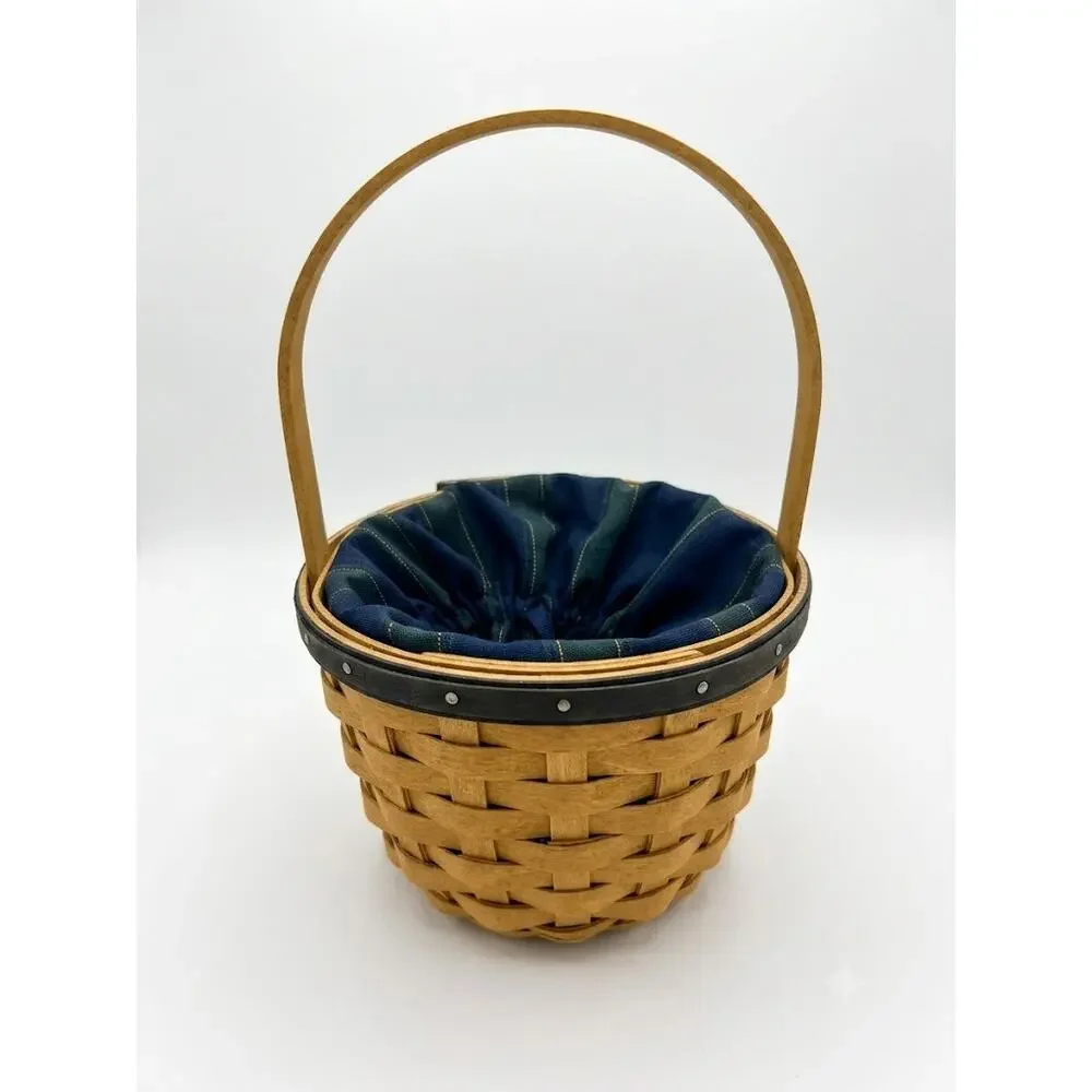 Vintage 2004 Longaberger Collectors Club Edition Basket Full Set - Signed